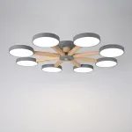 Потолочная люстра TURNA 8 Gray от ImperiumLoft