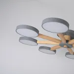 Потолочная люстра TURNA 8 Gray от ImperiumLoft