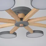 Потолочная люстра TURNA 8 Gray от ImperiumLoft