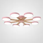 Потолочная люстра TURNA 8 Pink от ImperiumLoft