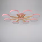 Потолочная люстра TURNA 8 Pink от ImperiumLoft