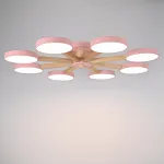 Потолочная люстра TURNA 8 Pink от ImperiumLoft