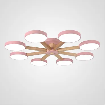 Потолочная люстра TURNA 8 Pink Потолочная люстра TURNA 8 Pink