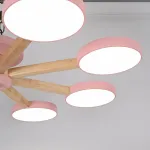 Потолочная люстра TURNA 8 Pink от ImperiumLoft