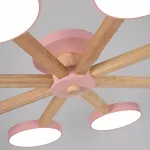 Потолочная люстра TURNA 8 Pink от ImperiumLoft