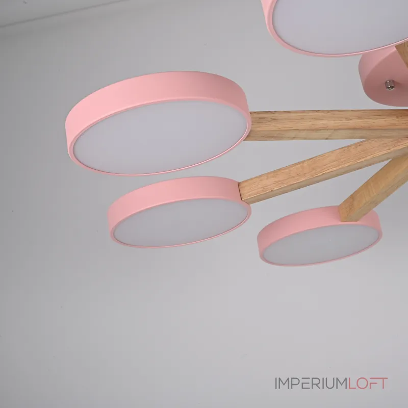 Потолочная люстра TURNA 8 Pink от ImperiumLoft Потолочная люстра TURNA 8 Pink от ImperiumLoft