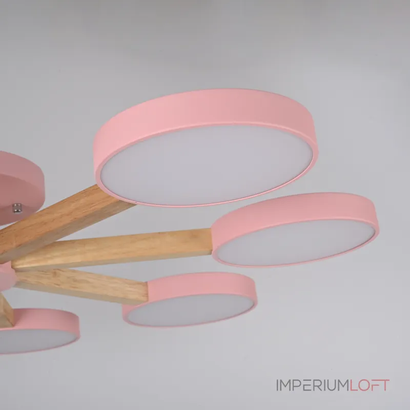 Потолочная люстра TURNA 8 Pink от ImperiumLoft Потолочная люстра TURNA 8 Pink от ImperiumLoft