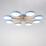 Потолочная люстра TURNA 8 Blue от ImperiumLoft