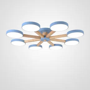 Потолочная люстра TURNA 8 Blue