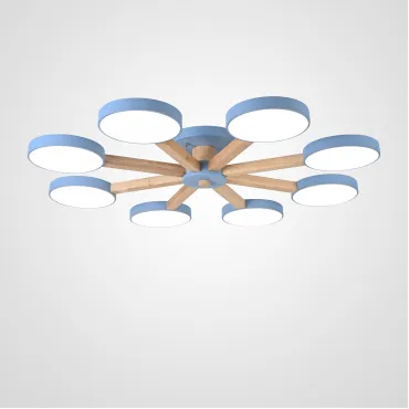 Потолочная люстра TURNA 8 Blue Потолочная люстра TURNA 8 Blue