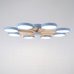 Потолочная люстра TURNA 8 Blue от ImperiumLoft