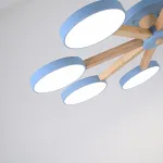 Потолочная люстра TURNA 8 Blue от ImperiumLoft