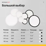 Потолочный светильник SLIM D23 Белый от ImperiumLoft