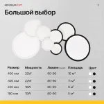 Потолочный светильник SLIM D23 Черный от ImperiumLoft