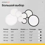 Потолочный светильник SLIM D30 Черный от ImperiumLoft