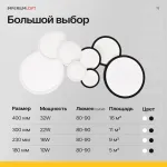 Потолочный светильник SLIM D40 Черный от ImperiumLoft