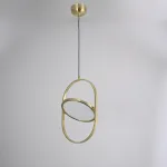 Подвесной светильник ARVET вертикальный Золото от ImperiumLoft