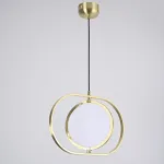 Подвесной светильник ARVET горизонтальный Золото от ImperiumLoft