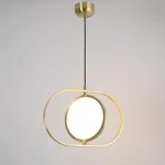 Подвесной светильник ARVET горизонтальный Золото от ImperiumLoft