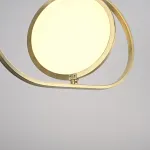 Подвесной светильник ARVET горизонтальный Золото от ImperiumLoft