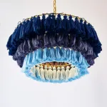 Подвесная люстра TASSEL Синий от ImperiumLoft