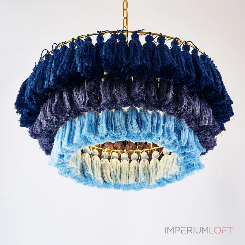 Подвесная люстра TASSEL Синий от ImperiumLoft Подвесная люстра TASSEL Синий от ImperiumLoft