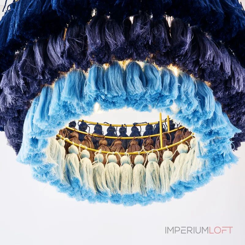 Подвесная люстра TASSEL Синий от ImperiumLoft Подвесная люстра TASSEL Синий от ImperiumLoft