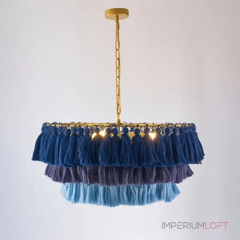 Подвесная люстра TASSEL Синий от ImperiumLoft Подвесная люстра TASSEL Синий от ImperiumLoft