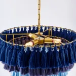 Подвесная люстра TASSEL Синий от ImperiumLoft