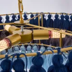 Подвесная люстра TASSEL Синий от ImperiumLoft