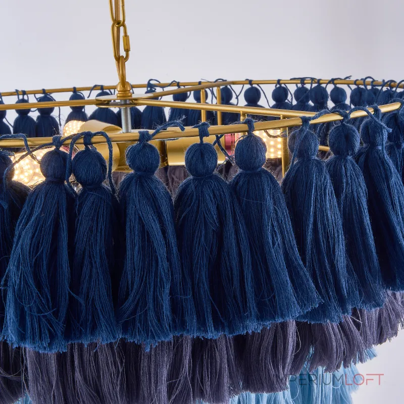 Подвесная люстра TASSEL Синий от ImperiumLoft Подвесная люстра TASSEL Синий от ImperiumLoft