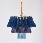 Подвесной светильник TASSEL Синий от ImperiumLoft