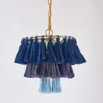 Подвесной светильник TASSEL Синий от ImperiumLoft