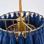 Подвесной светильник TASSEL Синий от ImperiumLoft