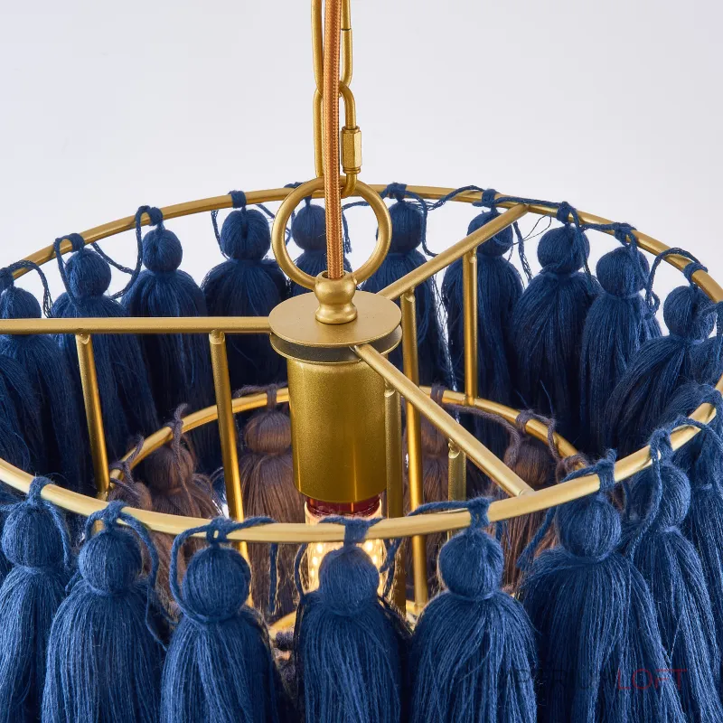 Подвесной светильник TASSEL Синий от ImperiumLoft