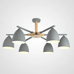 Потолочная люстра NOA 6 Gray