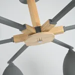 Потолочная люстра NOA 6 Gray