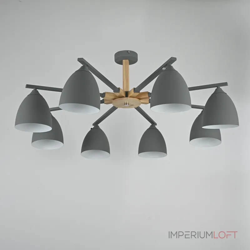 Потолочная люстра NOA 8 Gray