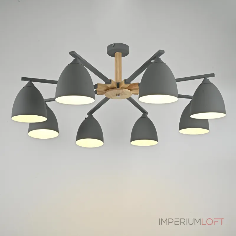 Потолочная люстра NOA 8 Gray