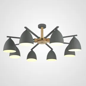 Потолочная люстра NOA 8 Gray