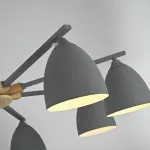 Потолочная люстра NOA 8 Gray