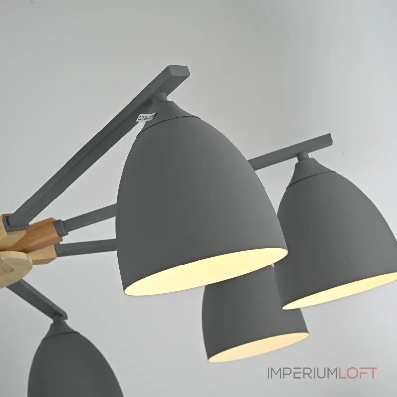 Потолочная люстра NOA 8 Gray