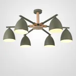 Потолочная люстра NOA 6 Olive