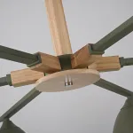 Потолочная люстра NOA 6 Olive