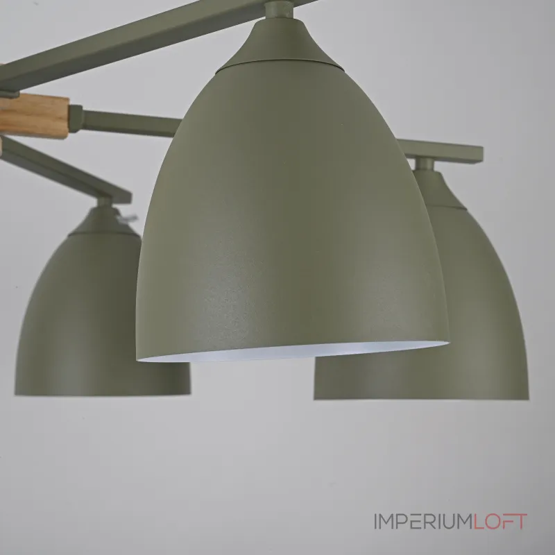 Потолочная люстра NOA 6 Olive