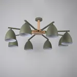 Потолочная люстра NOA 8 Olive