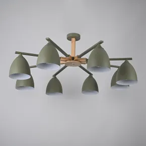 Потолочная люстра NOA 8 Olive