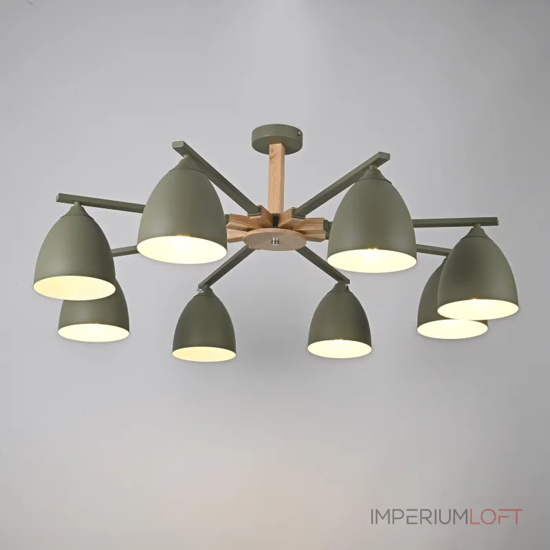 Потолочная люстра NOA 8 Olive