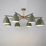 Потолочная люстра NOA 8 Olive