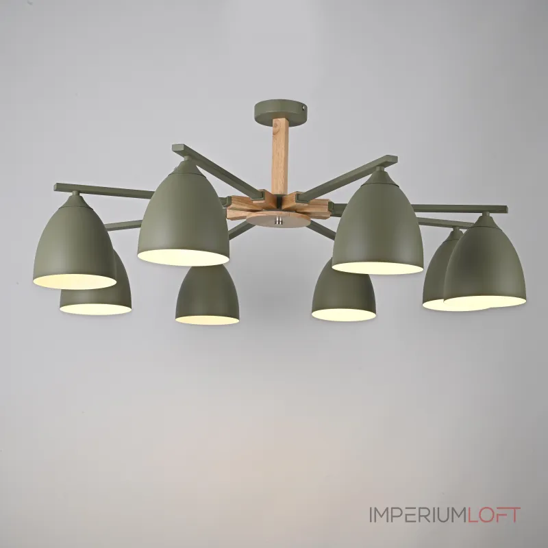 Потолочная люстра NOA 8 Olive